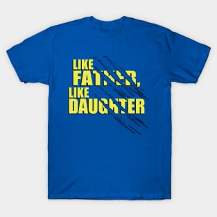 Cool Superhero Mutant Inspired Matching Outfit Shirt For Father And Daughter T-Shirt